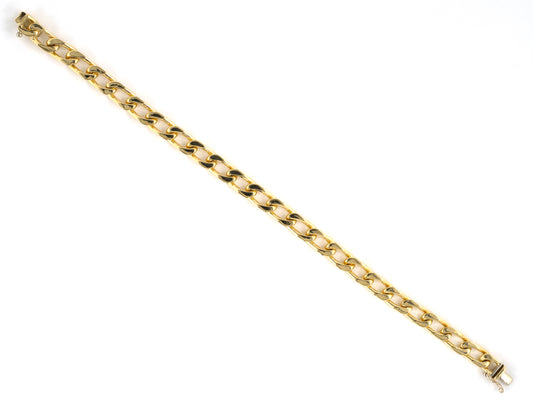 73987 - Gold Curb Link Bracelet