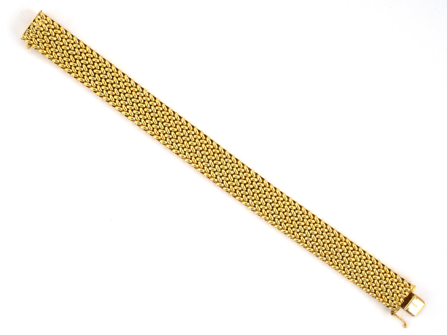 73991 - Italy Gold Woven Mesh Bracelet