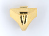 900039 - Circa 1980s A Clunn Gold Hammered Ring