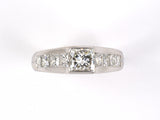 900241 - SOLD - Platinum GIA Diamond Engagement Ring