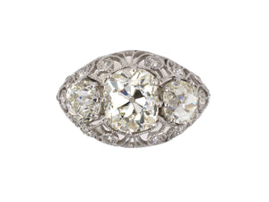 900315 - SOLD - Edwardian Platinum Diamond Ring