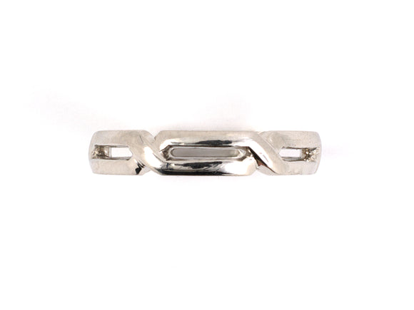 900537 - Circa 1950 Platinum Weave Wedding Ring