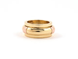 902055 - Gold 3 Section Spinning Band Ring