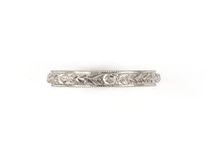 902080 - SOLD - Platinum Wedding-Band Ring