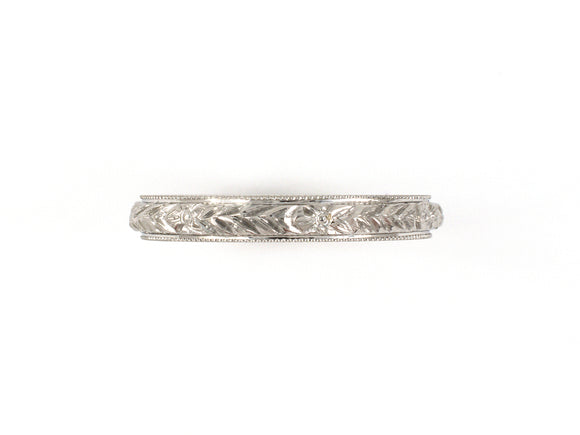 902080 - SOLD - Platinum Wedding-Band Ring