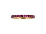 902164 - Gold Ruby Channel Set Eternity Ring