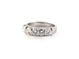 902183 - SOLD - Platinum Diamond Wedding-Band Ring