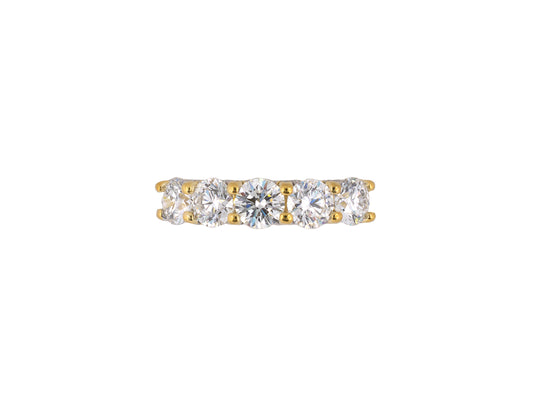 902187 - SOLD - Gold Diamond Wedding-Band Ring