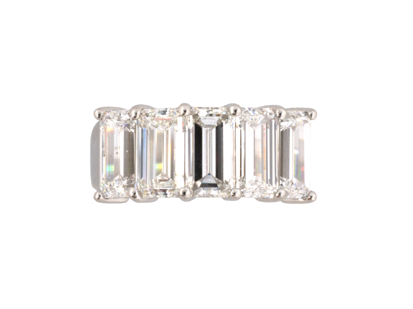 902192 - SOLD - Platinum GIA Diamond Wedding-Band Ring
