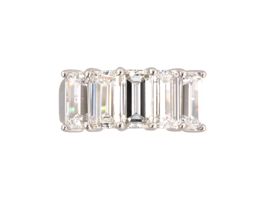 902192 - SOLD - Platinum GIA Diamond Wedding-Band Ring