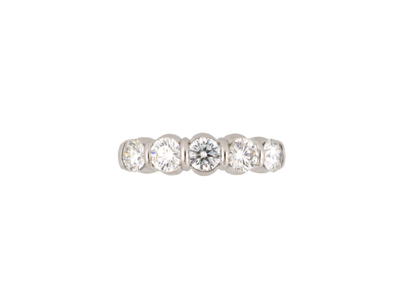 902194 - Platinum Diamond Wedding-Band Ring