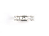 902247 - Platinum Princess Cut Diamond Eternity Ring Size 4 3/4