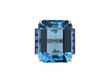 902289 - Circa 1950s Neiman Marcus Platinum Aqua Sapphire Ring