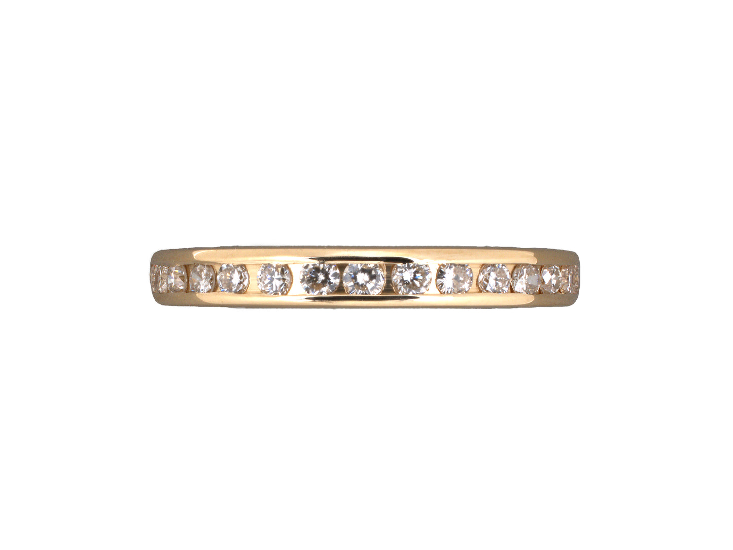 902298 - Gold Diamond Channel Set Eternity Ring