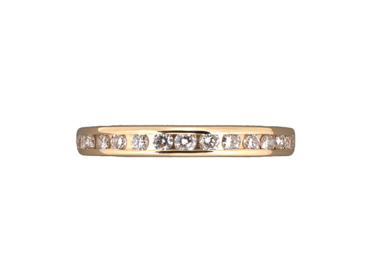 902298 - Gold Diamond Channel Set Eternity Ring