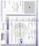 902301 - Art Deco Platinum Diamond AGL Sapphire Square Tiered Cluster Ring