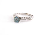 902307 - Gold AGL Sapphire Montana Diamond Engagement Style Ring