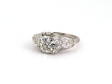 902310 - Cerro Platinum GIA Cushion Diamond Legacy Engagement Ring