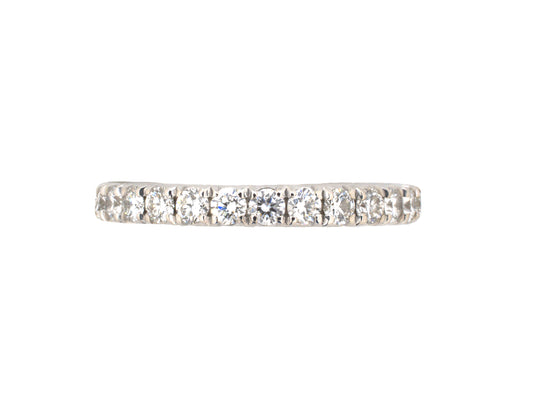902320 - SOLD - Gold Diamond Prong Set Eternity Ring