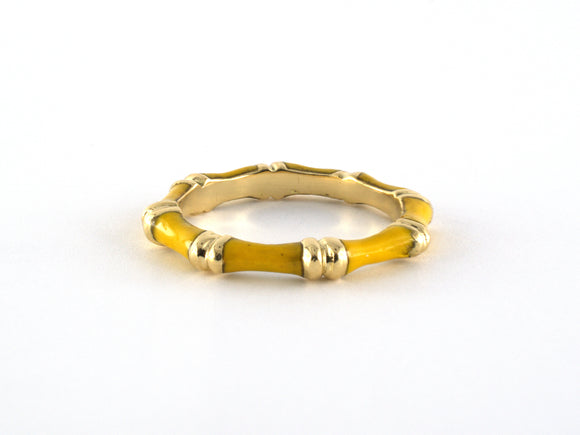 902326 - Gold Yellow Enamel Eternity Ring