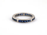 902331 - Platinum Diamond Sapphire Eternity Ring
