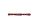 902333 - Platinum Calibre Ruby Eternity Ring