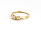 902357 - Gold Diamond 3-Stone Ring