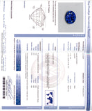 91449 - Platinum AGL 18 ct Ceylon Sapphire GIA Diamond Ring