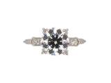 95835 - SOLD - Platinum GIA Diamond Engagement Ring