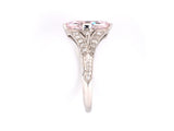 97586 - Edwardian Platinum GIA Diamond Engagement Ring