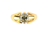 99931 - Gold Diamond Gents Belcher Ring