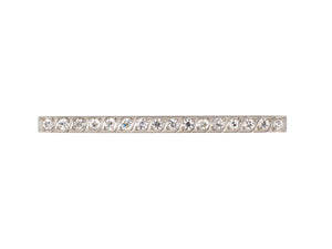 20331 - Edwardian Tiffany & Co. Platinum Diamond Bar Pin
