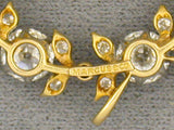 21086 - Edwardian Marcus Platinum Gold Wreath Pin
