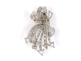 21490 - Circa1940 Platinum Diamond Pin