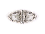 21502 - Circa 1935 Art Deco Yard Platinum Diamond Pin