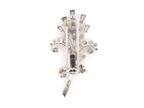 21792 - Circa 1940 Platinum Diamond Pin Clip