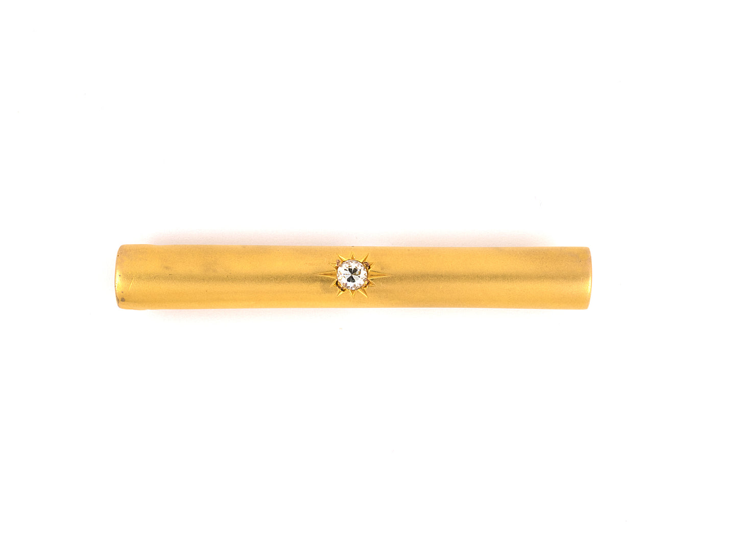 23000 - SOLD - Victorian Gold Diamond Bar Pin