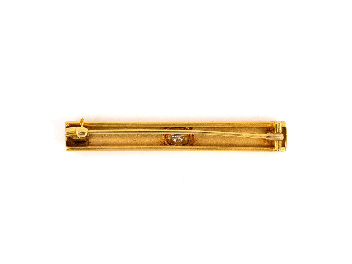 23000 - SOLD - Victorian Gold Diamond Bar Pin