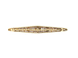 23142 - Edwardian Platinum Gold Diamond Pin