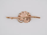 23418 - SOLD - Victorian Gold Flower Branch Pin