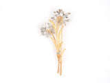 23891 - SOLD - Buccellati Gold Flower Clip Pin