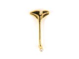 23946 - SOLD - Tiffany Gold Diamond Ginkgo Leaf Pin