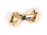 23992 - Retro Larter Gold Ribbon Bow Pin