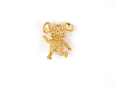 24129 - Gold Mouse In Vest And Pants Pin