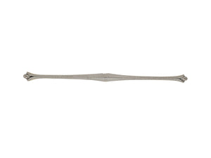 24142 - SOLD - Edwardian Krementz Platinum Gold Knife Edged Bar Pin