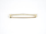 24142 - SOLD - Edwardian Krementz Platinum Gold Knife Edged Bar Pin