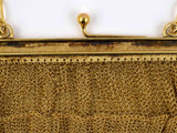 30208 - Art Nouveau Gold French Mesh Purse