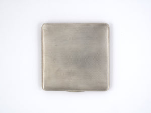 30240 - Art Deco Sterling Silver Mirror Compact