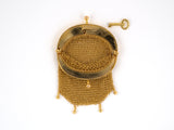 30400 - SOLD - Victorian Gold Mesh Change Purse