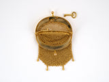 30400 - SOLD - Victorian Gold Mesh Change Purse